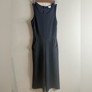 Caution To The Wind Black Sleeveless Wide-Leg Jumpsuit size small